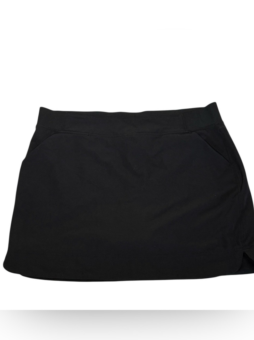 32 Degrees Cool Black Active Skort with Built-In Shorts & Pockets Size Large